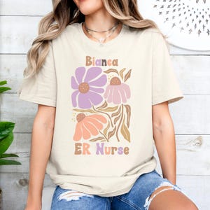 Personalized ER Nurse Shirt Unisex Tee ER Nurse Gift Custom Healthcare Worker Top Emergency Room Health Care Provider T-shirt ER nurse