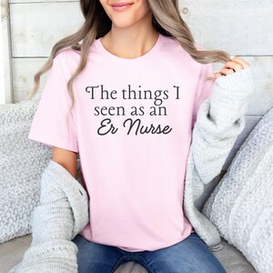 ER Nurse Gift Unisex T-shirt Comfort Colors Tee ER Nurse Shirt for Men and Women Medical Gift ER Nurse Appreciation Hospital Nurse Tee