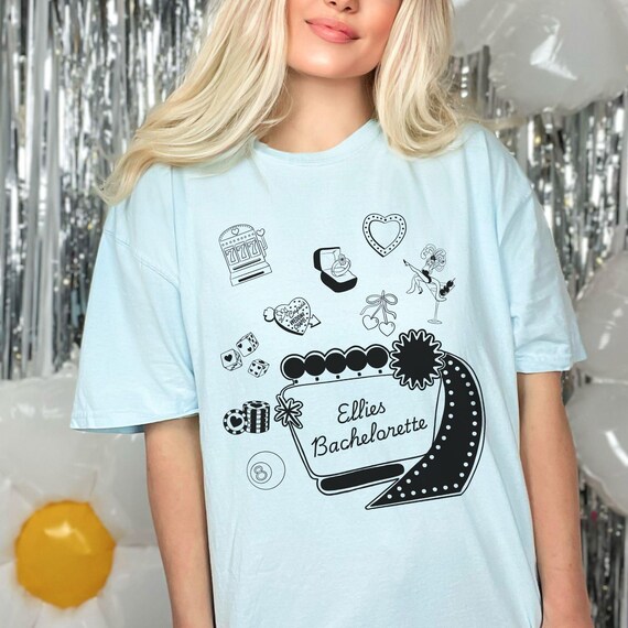 Vegas Bachelorette Tshirt Funny Present for Wedding Party Shirt