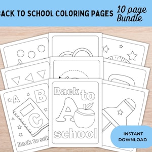 Back to School Coloring Pages First Day of School Coloring Pages Back ...