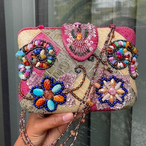 Bolso vintage con cuentas