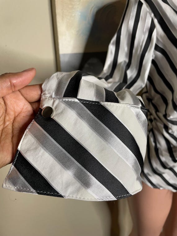 Vintage Caché Striped Blouse - image 4