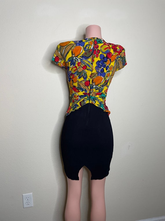 Vintage Phoebe Fruit Dress - image 4