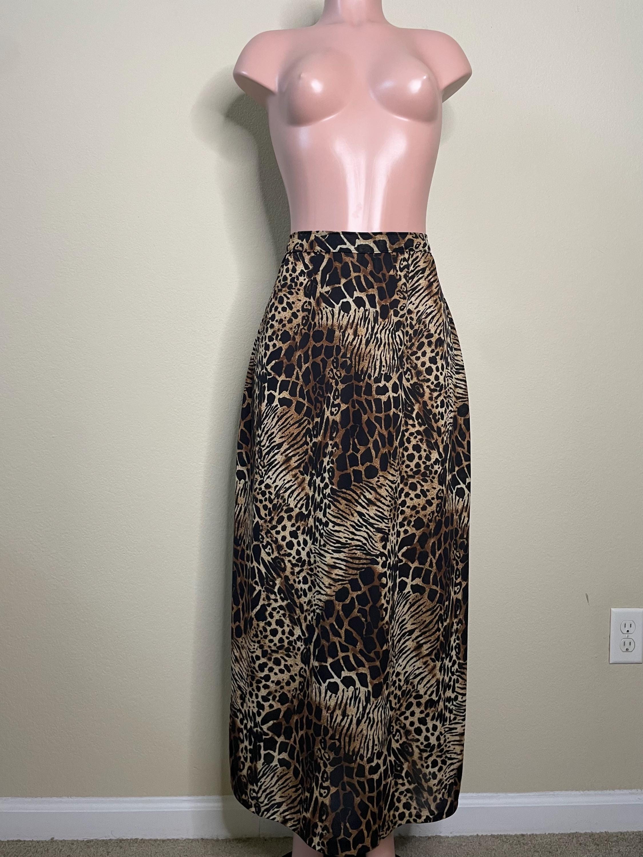 Leopard Maxi Skirt