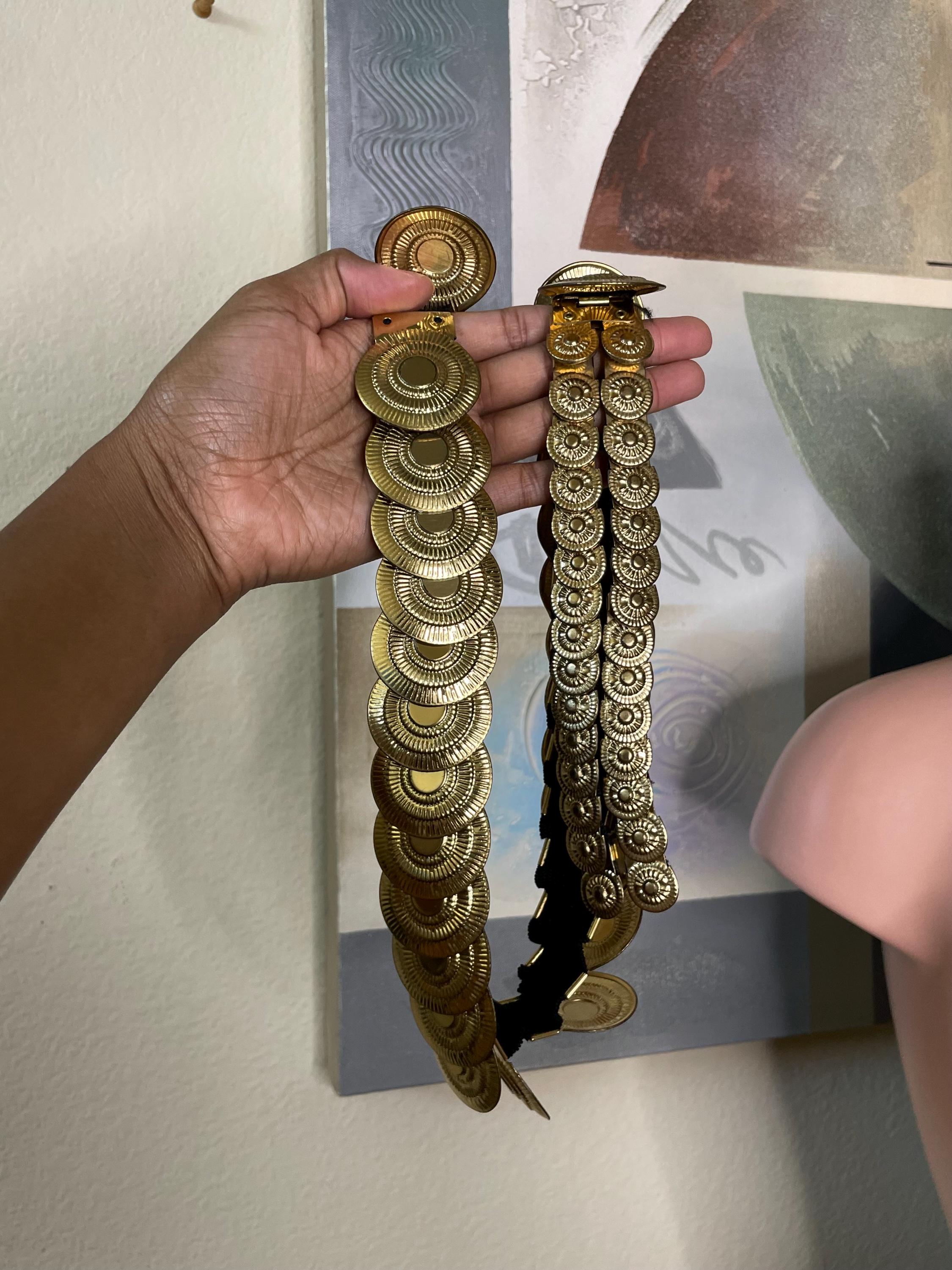 Chain Vintage Coin Belt - Etsy display picture 2