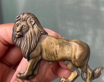Vintage Lion Brooch
