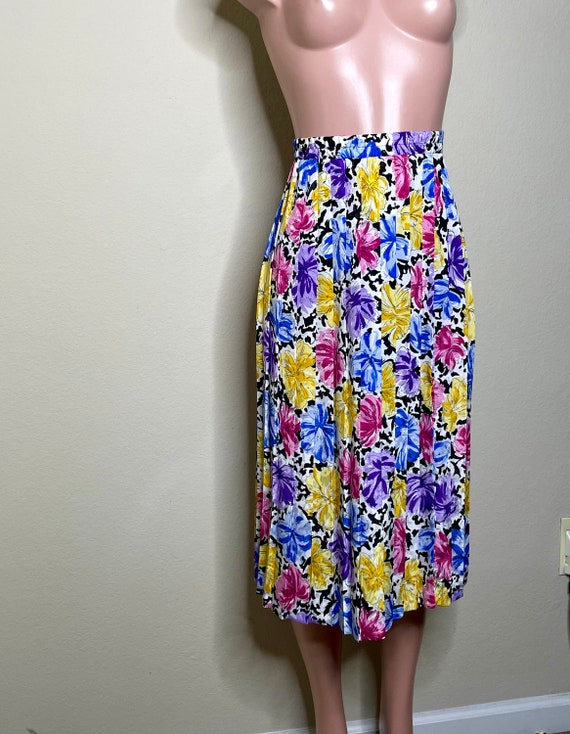 Vintage Andrea Gayle Floral Skirt