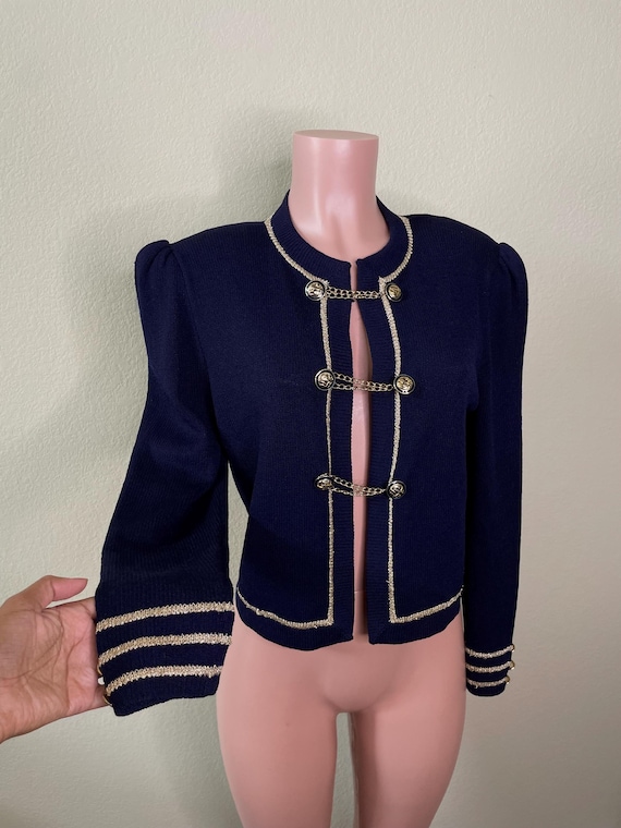 Vintage St John for Marie Gray Chain Cardigan Sweater - Etsy display picture 3