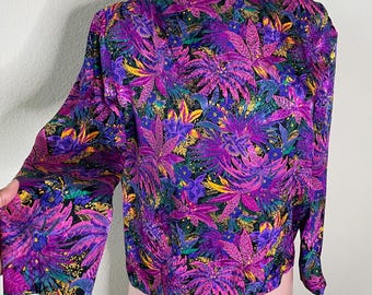 Vintage Floral Blouse