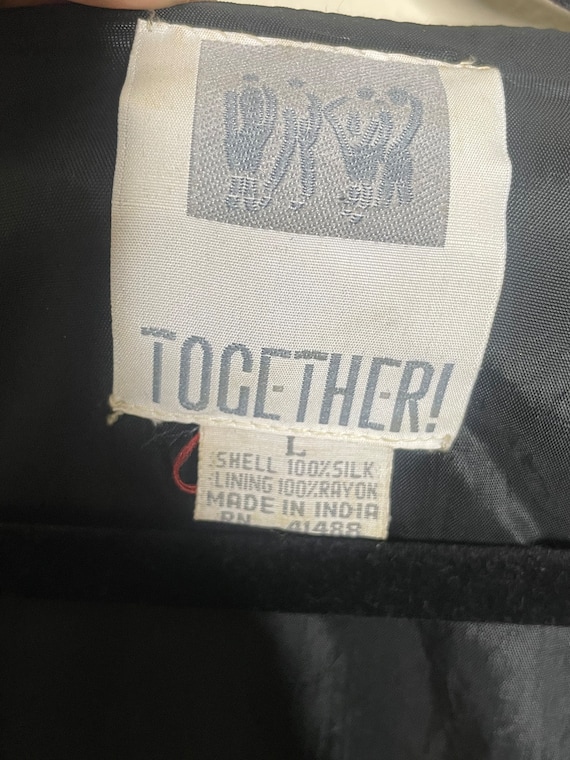 Vintage Together Retro City Design Sequin Jacket - image 10