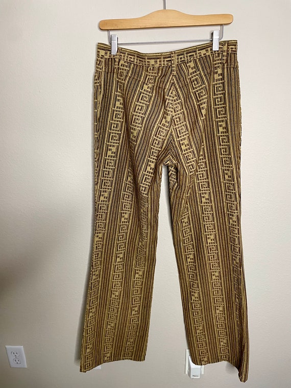 Vintage Fendi Hieroglyphics Corduroy Trousers - image 5