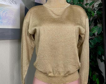 Vintage Robert Scott Metallic Sweater