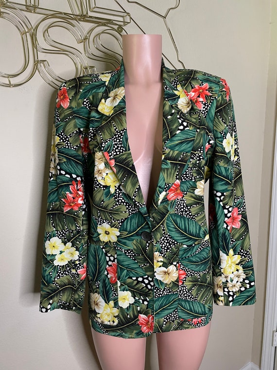 Liz Claiborne Printed Blazer