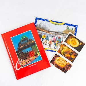 Christmas in Canada World Book with Advent Calendar & Recipe Cards HC 1994 image 1