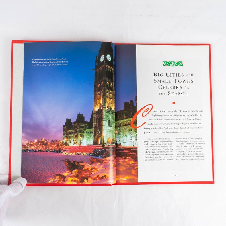 Christmas in Canada World Book with Advent Calendar & Recipe Cards HC 1994 image 6