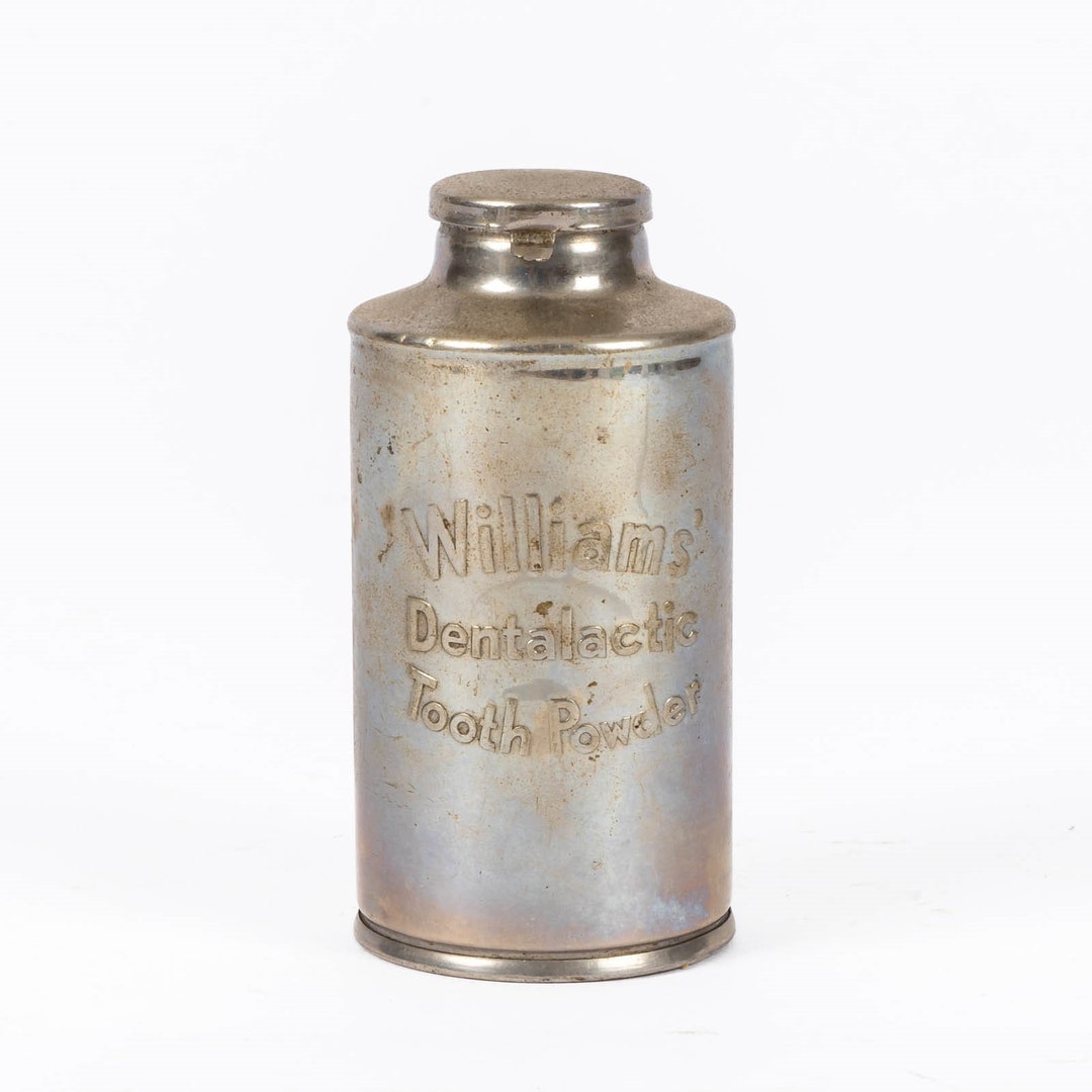 Williams' Dentalactic Tooth Powder Tin Can Antique C. 1906 - Etsy