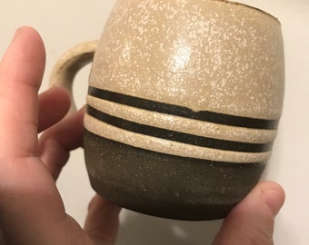 Espresso Cup, Pottery Mug 6 0z