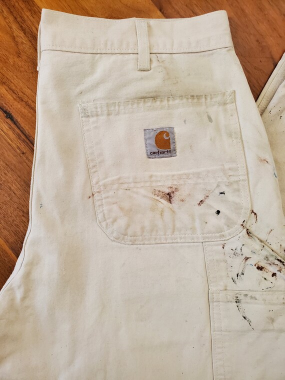 Carhartt White Painters Pants With 