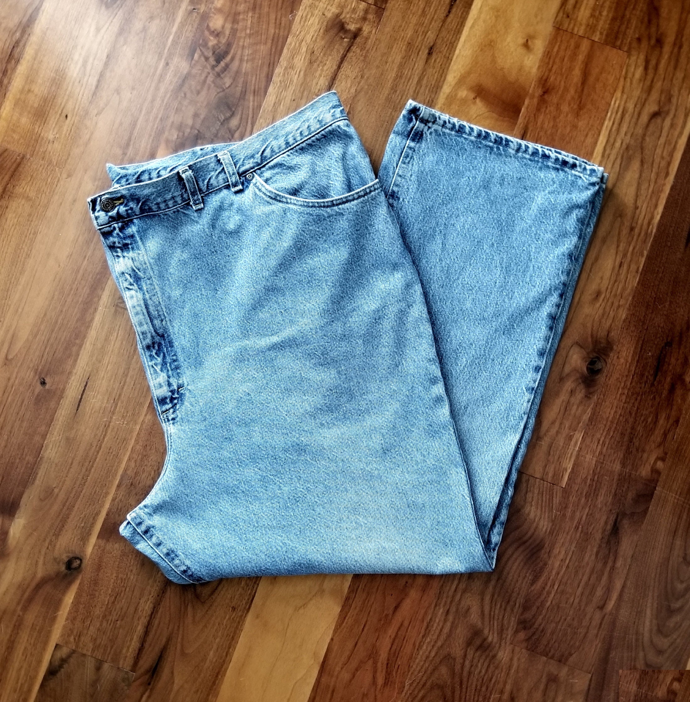 Vintage Big Man Lee Jeans 100% Cotton 