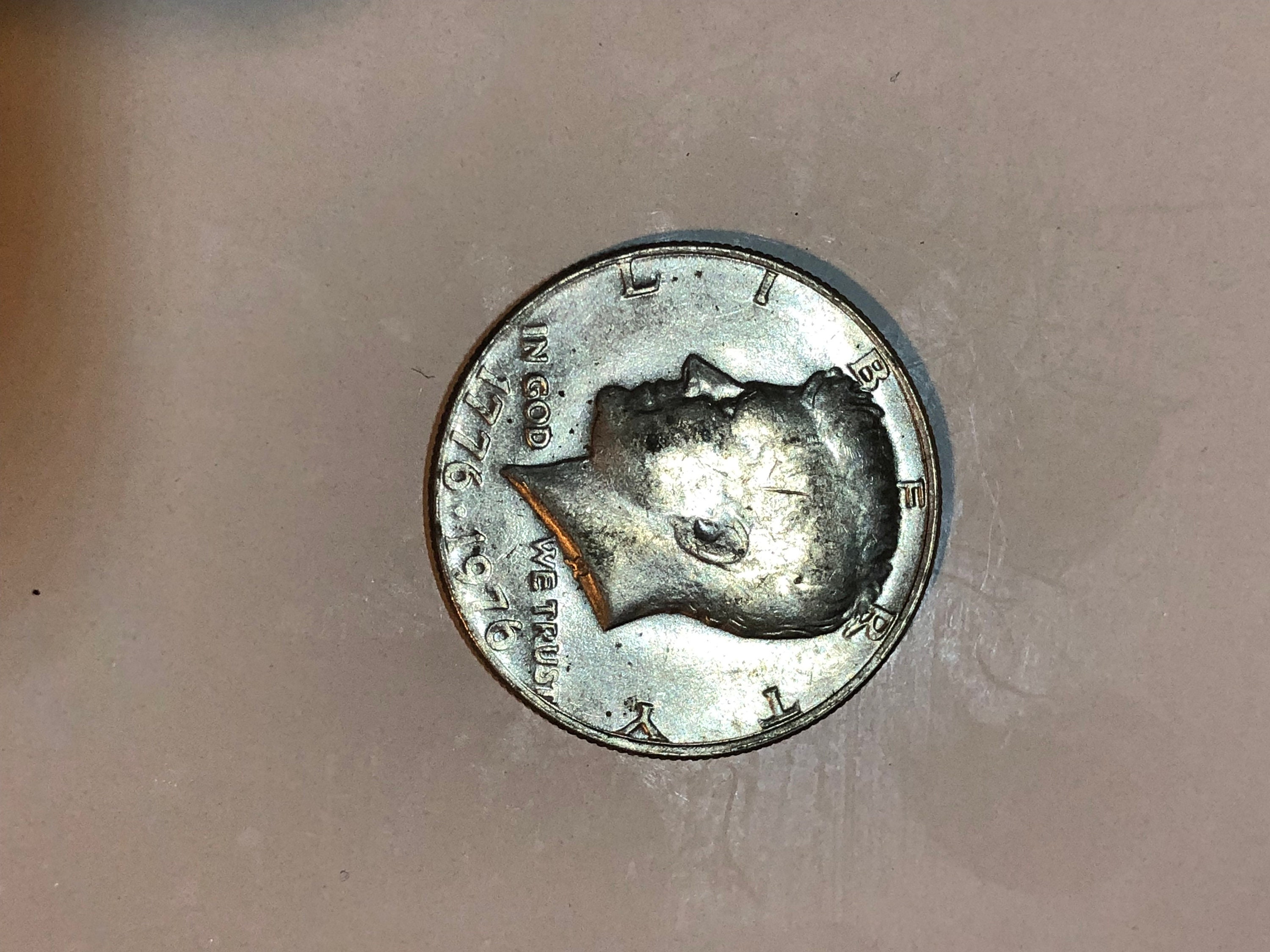 5165.　極美品　レインボー　1976年　アメリカ　クォーターダラー 2026年最新】ワシントンクォーター銀貨の人気アイテム - メルカリ