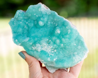 Blue Aragonite Specimen From Pakistan | High Quality Blue Aragonite