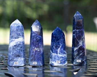 Large Sodalite Towers From Brazil | High Quality Brazilian Sodalite Towers | YOU CHOOSE