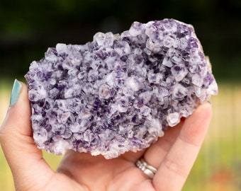 Brazilian Amethyst Cluster | Frosty Purple Amethyst Cluster From Brazil