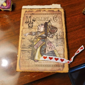 Small &quot;Alice in Wonderland&quot; junk journal