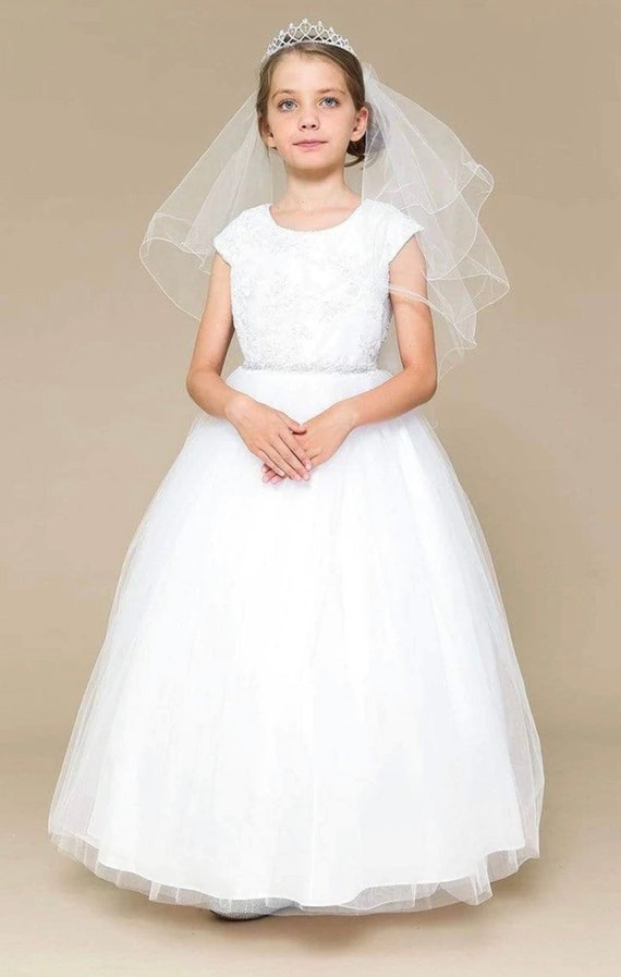 Clara Dress White First Communion Dress 