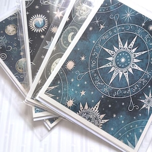 Celestial Birthday Cards - Vintage Astronomy Prints - Ancient Star Map - Personalized Gifts Astrology Greeting Cards