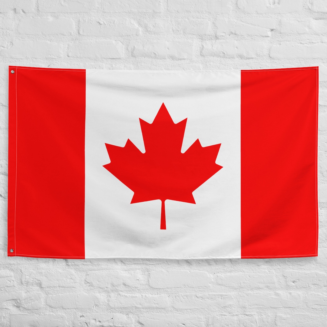 DMSE Ahornblatt Fahne 2x3 Fuß Polyester Wetterfest DMSE Kanada Flagge 2x3  Fuß - Ahornblatt Fahne 100% Polyester UV-beständige Flagge, image size:1080x1080