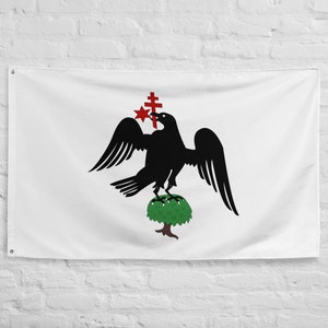 Large Wallachia Flag Banner Made of Polyester Perfect For Home Decoration Principality of Wallachia Flag