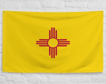 New Mexico State Yard Flag USA-Made to Official State 1920 (One-Sided)