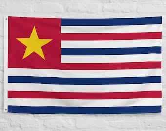 Vintage Louisiana Flag 1861-1865: Indoor/Outdoor Polyester Banner