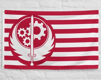 Large Flag Brotherhood of Steel Flag indoor or outdoor Flag Flying flag banner 100% polyester with 2 iron grommets