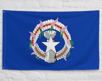 Northern Marianas State Flag 100% Polyester 1985 (One-Sided)