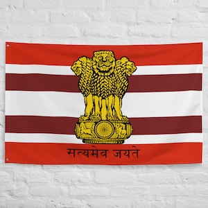 Maurya Empire Flag Banner Made of Polyester Perfect For Home Decoration Maurya Flag