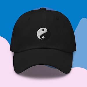 Yin Yang Dad Hat Baseballmütze Bestickte Baumwolle Dad Hat - Zen Peace Balance Philosophie