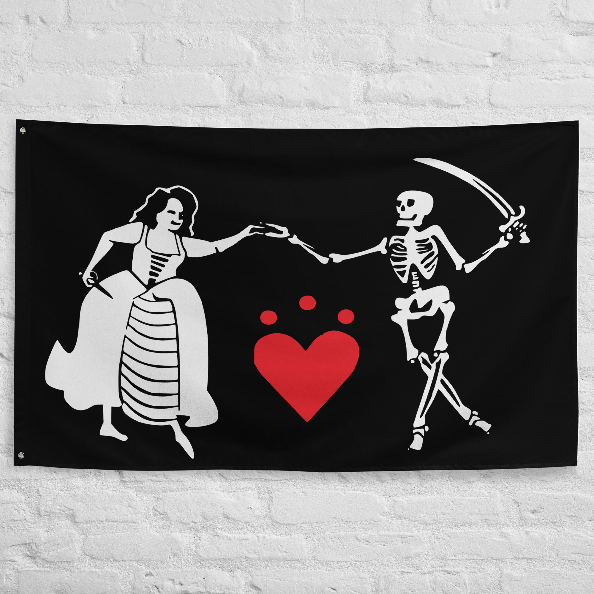 Jacquotte Delahaye Pirate Flag: Jolly Roger Nautical Decor - Etsy, image size:2000x2000