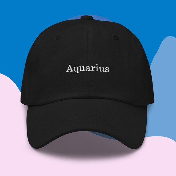 Aquarius Zodiac Vintage Baseball Cap - Embroidered Cotton Adjustable Dad Hat In Camo - View #13