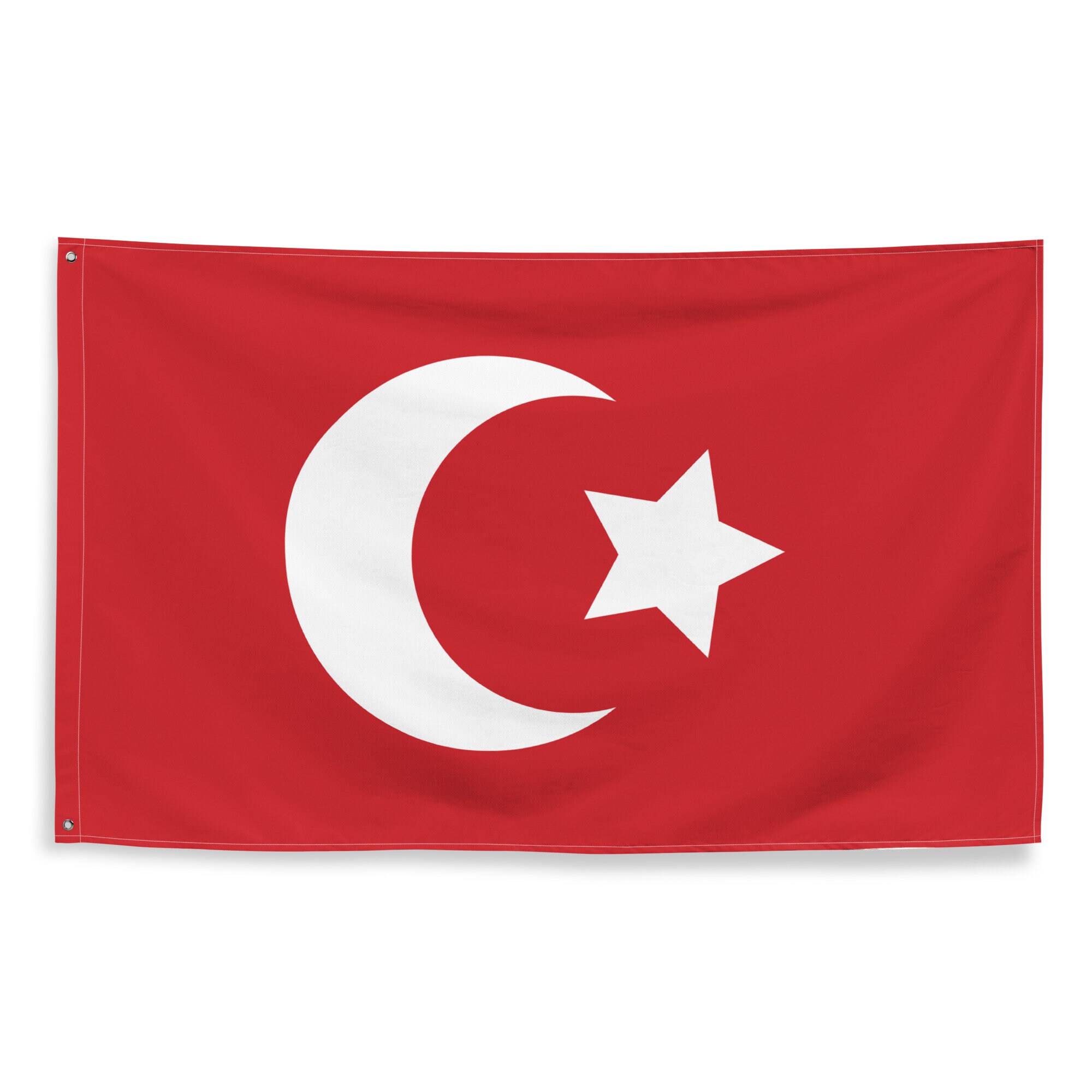 Ottoman Empire Flag 100 Polyester With 2 Iron Grommets Turkish Empire Ottoman Empire Flag 100 Polyester With 2 Iron Grommets Turkish Empire