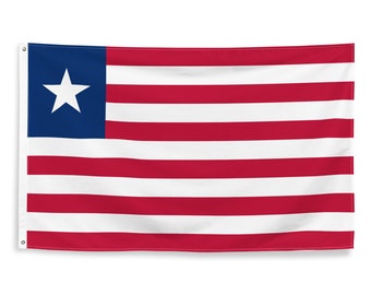 Liberian National Flags Polyester with Iron Grommets 100% Liberia Flag