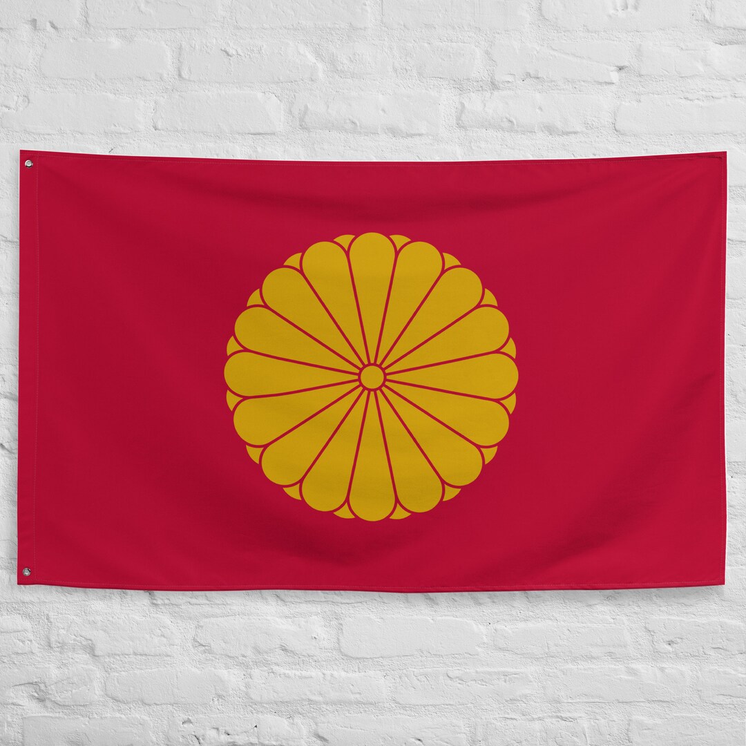 Japanese Emperor Flag, Imperial Japan Banner, Emperor's