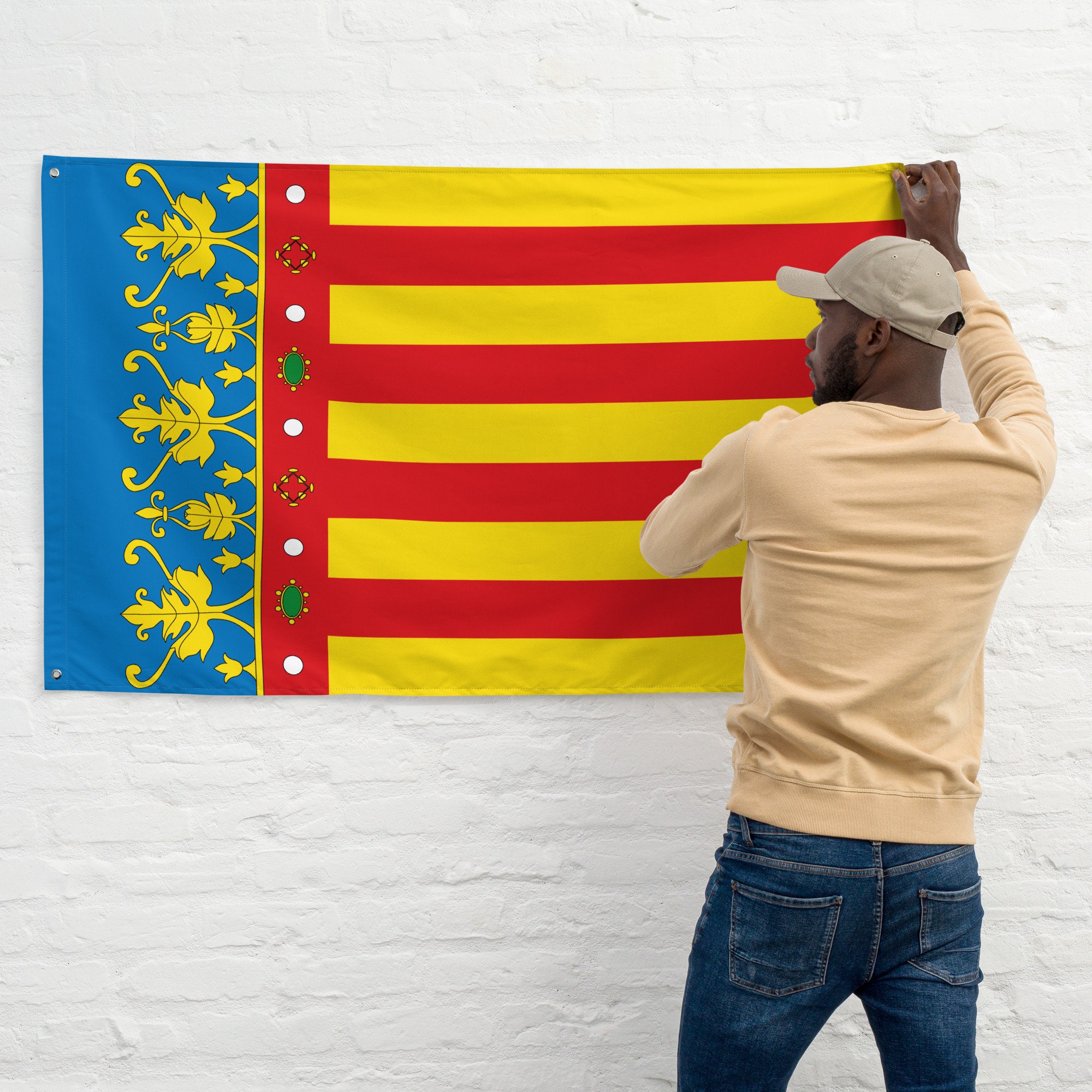 Bandera del Valencia Club de Fútbol mod. 2