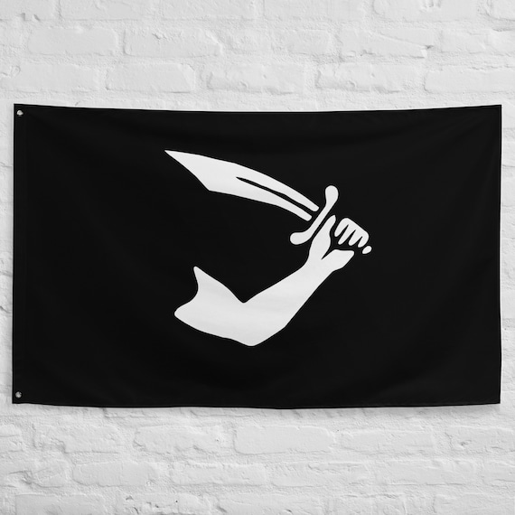 Piratenflagge Von Thomas Tew – 90x150 Cm, Querformat, Aus Robustem Polyester, Made In Germany