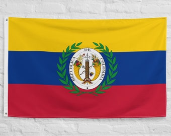Gran Colombia Flag 100% polyester with 2 iron grommets Greater Colombia Flags