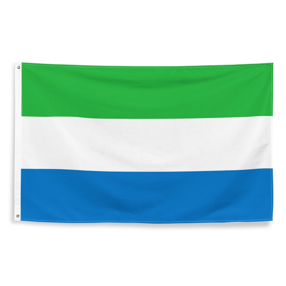 Sierra Leonean Flag Shirt Vintage Made In Sierra Leone Gift Sierra Leonean Flag Shirt Vintage Made In Sierra Leone Gift
