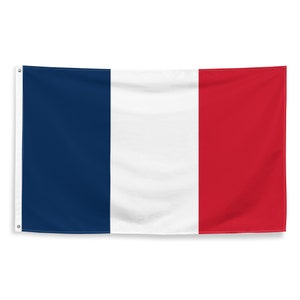 French National Flags Polyester with Iron Grommets 100% France Flag