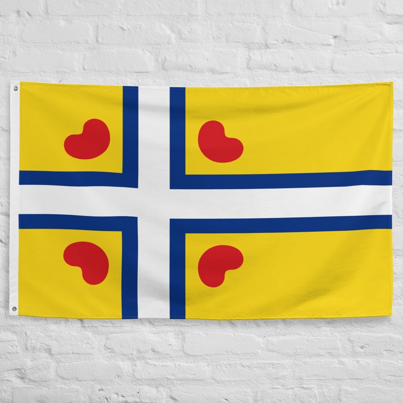 Large Flag of Frisia Indoor or Outdoor Flag Flying Flag Banner 100