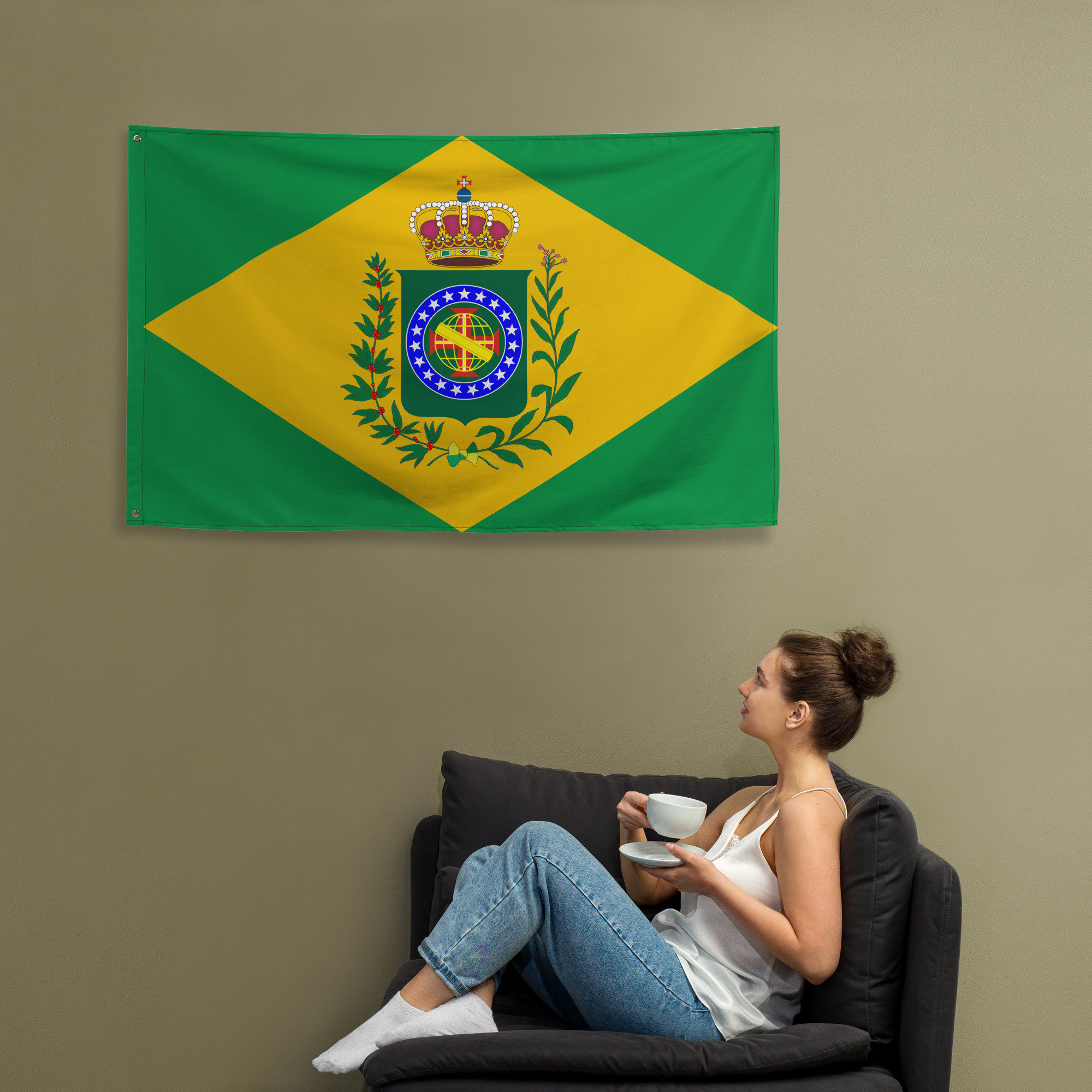 Somedays ago I bought a brazilian empirial flag, and Im so happy